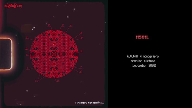 H501L – Alg0rh1tm monography session mixtape (settembre 2026)